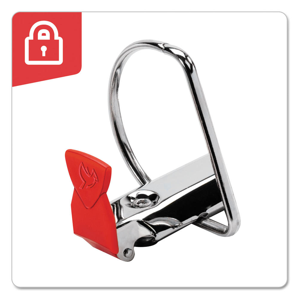 Cardinal Supplies CRD43100 FreeStand Easy Open Locking Slant-D Ring Binder, 1" Cap, 11 x 8 1/2, White