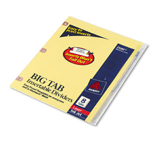 Avery Avery Insertable Big Tab Dividers, 8-Tab, Letter ...