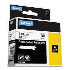 DYMO RhinoPRO 5000 Permanent Polyester Tape 0.37 Inch x 18 18482