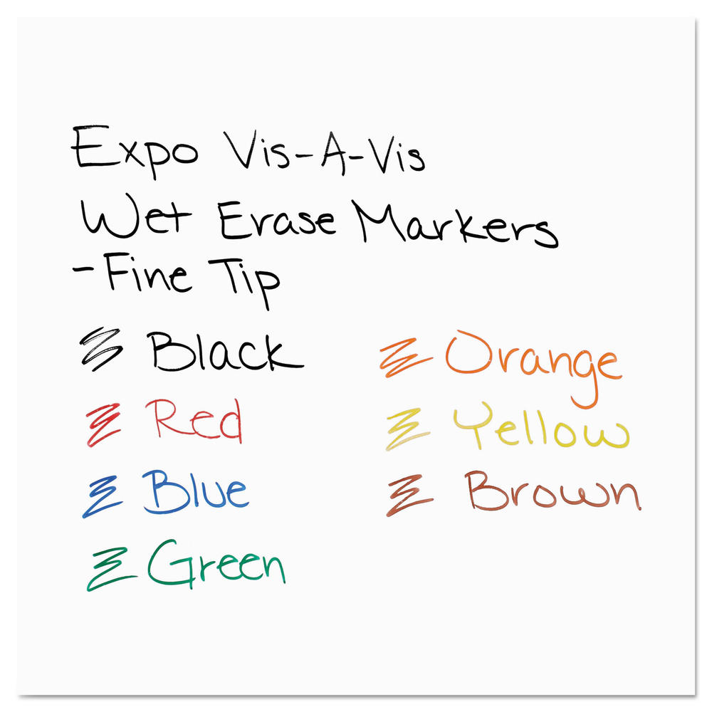EXPO SAN16004  Vis-&#224;-Vis Wet-Erase Marker, Fine Point, Green, Dozen