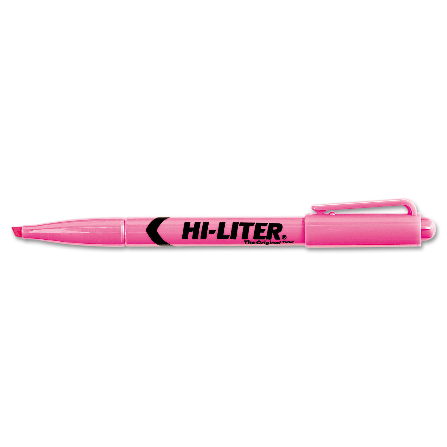 HI-LITER AVE23592 Avery  Pen-Style Highlighter, Chisel Tip, Fluorescent Pink Ink, Dozen
