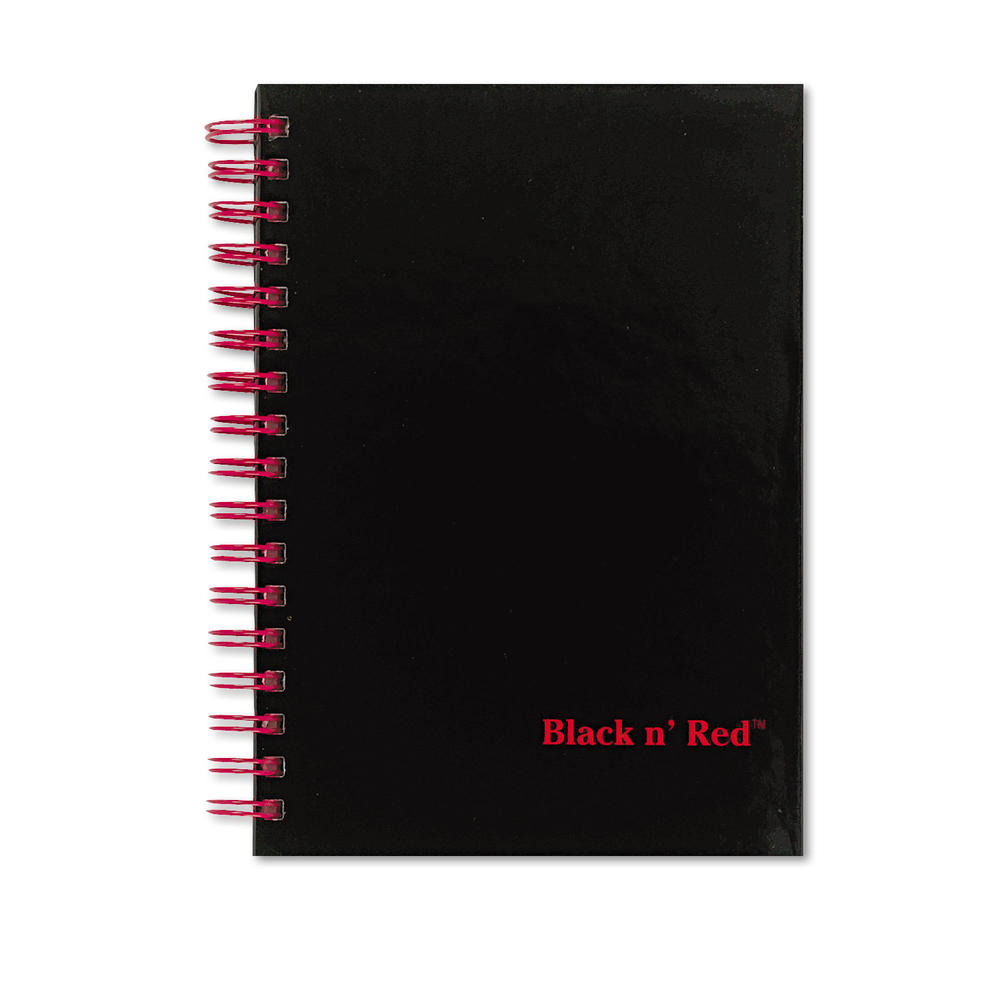 Black n' Red JDKL67000 Twinwire Hardcover Notebook, Legal Rule, 8 1/4 x 5 7/8, White, 70 Sheets