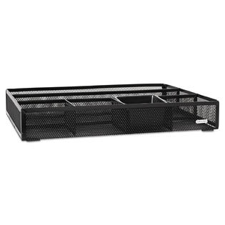 Rolodex Rol22131 Deep Desk Drawer Organizer Metal Mesh Black