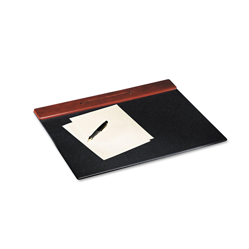Rolodex ROL23390 Wood Tone Desk Pad, Mahogany, 24 x 19