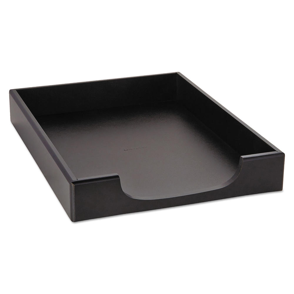 Rolodex ROL62523 Wood Tones Letter Desk Tray, Wood, Black