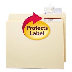 Smead 67600 Seal &amp; View File Folder Label Protector- Clear Laminate- 3-1/2x1-11/16- 100/Pack