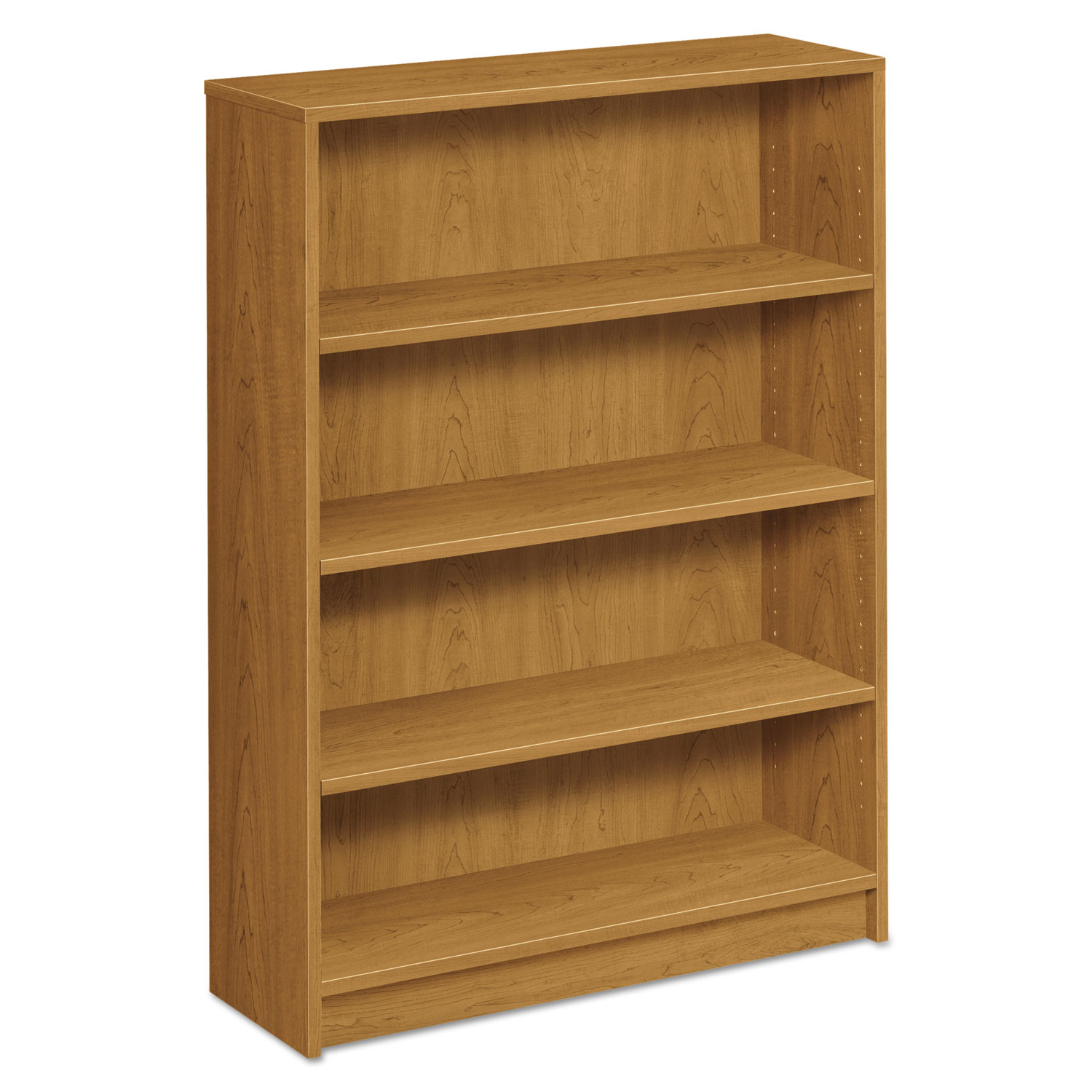 HON 1870 Series Bookcase, Four Shelf, 36w x 11 1/2d x 48 3/4h, Harvest