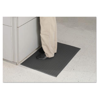 Guardian Mats Air Step Antifatigue Mat, Polypropylene, 24 x 36, Black