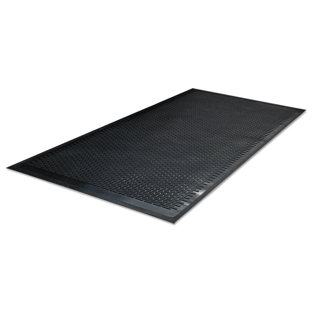 Guardian Mats Clean Step Outdoor Rubber Scraper Mat, Polypropylene, 36 x 60, Black