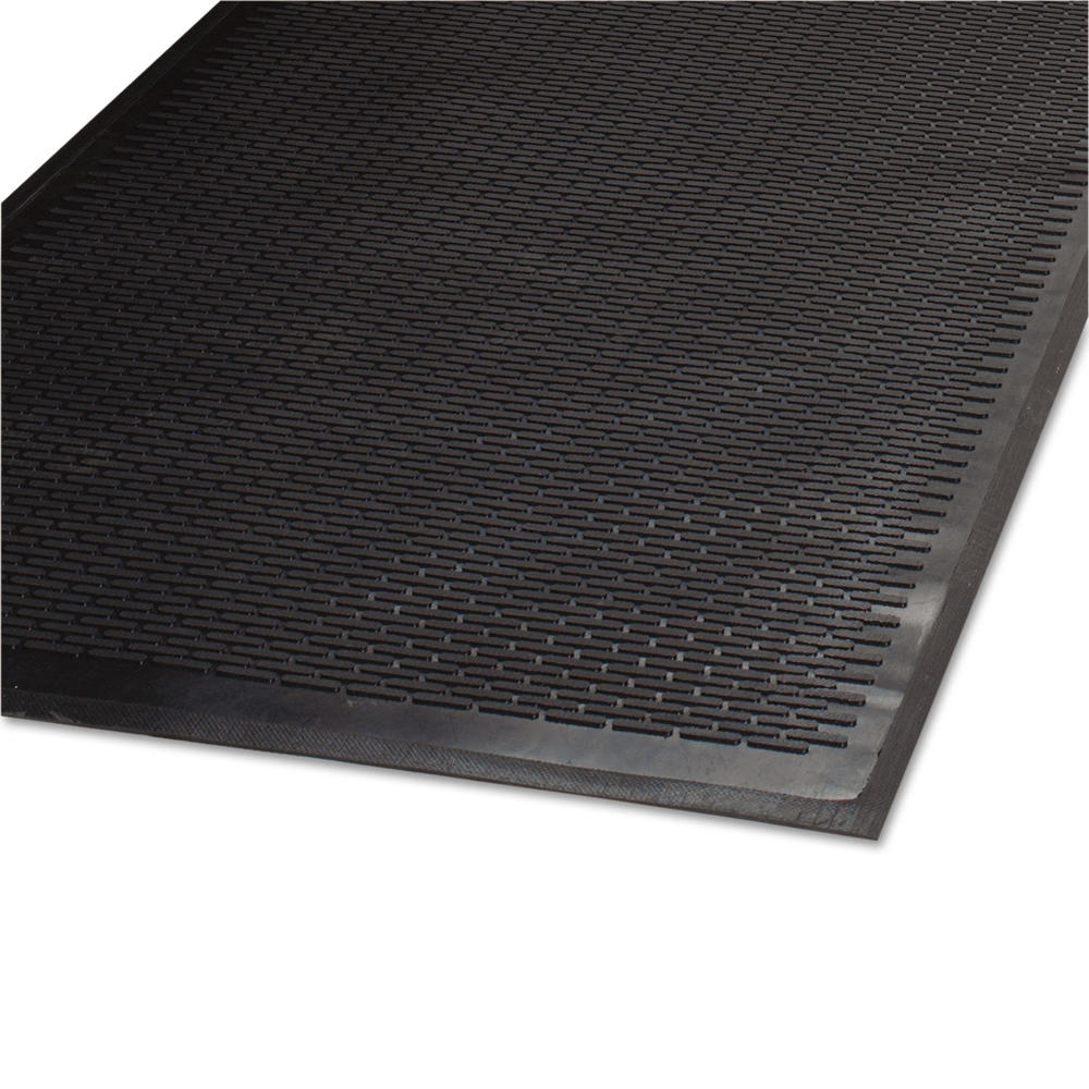 Guardian Mats Clean Step Outdoor Rubber Scraper Mat, Polypropylene, 36 x 60, Black