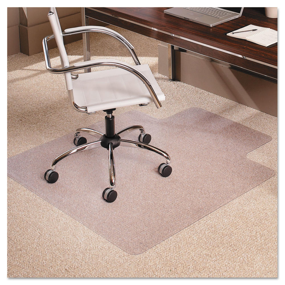 E.S. Robbins 45x53 Lip Chair Mat, Multi-Task Series AnchorBar for Carpet up to 3/8"