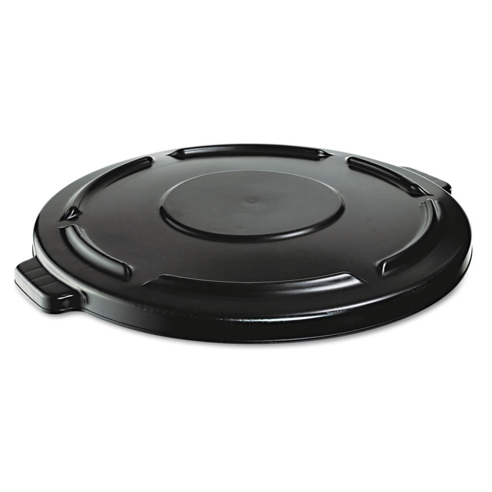 Rubbermaid RCP264560BLA Commercial Vented Round Brute Lid, 24 1/2 x 1 1/2, Black