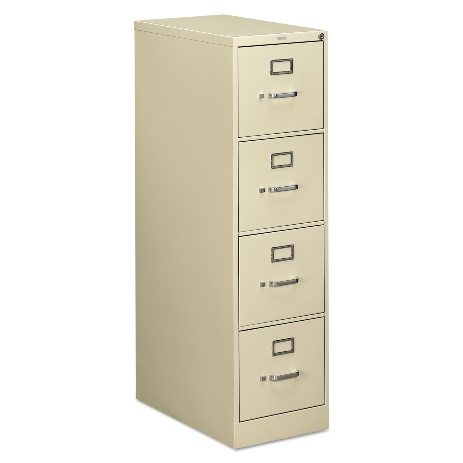 HON 510 Series Four-Drawer, Full-Suspension File, Letter, 52h x25d, Putty