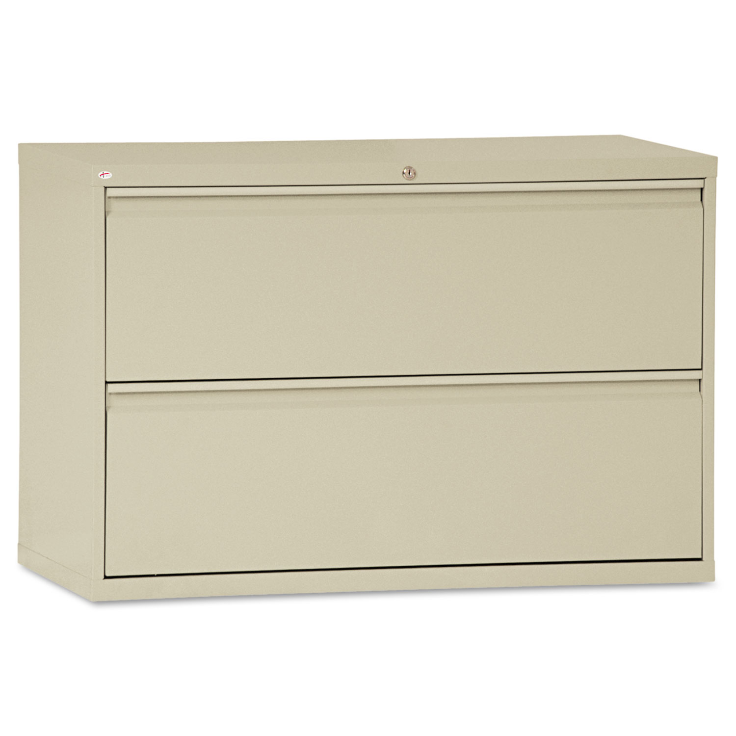 2 Drawer White File Cabinet