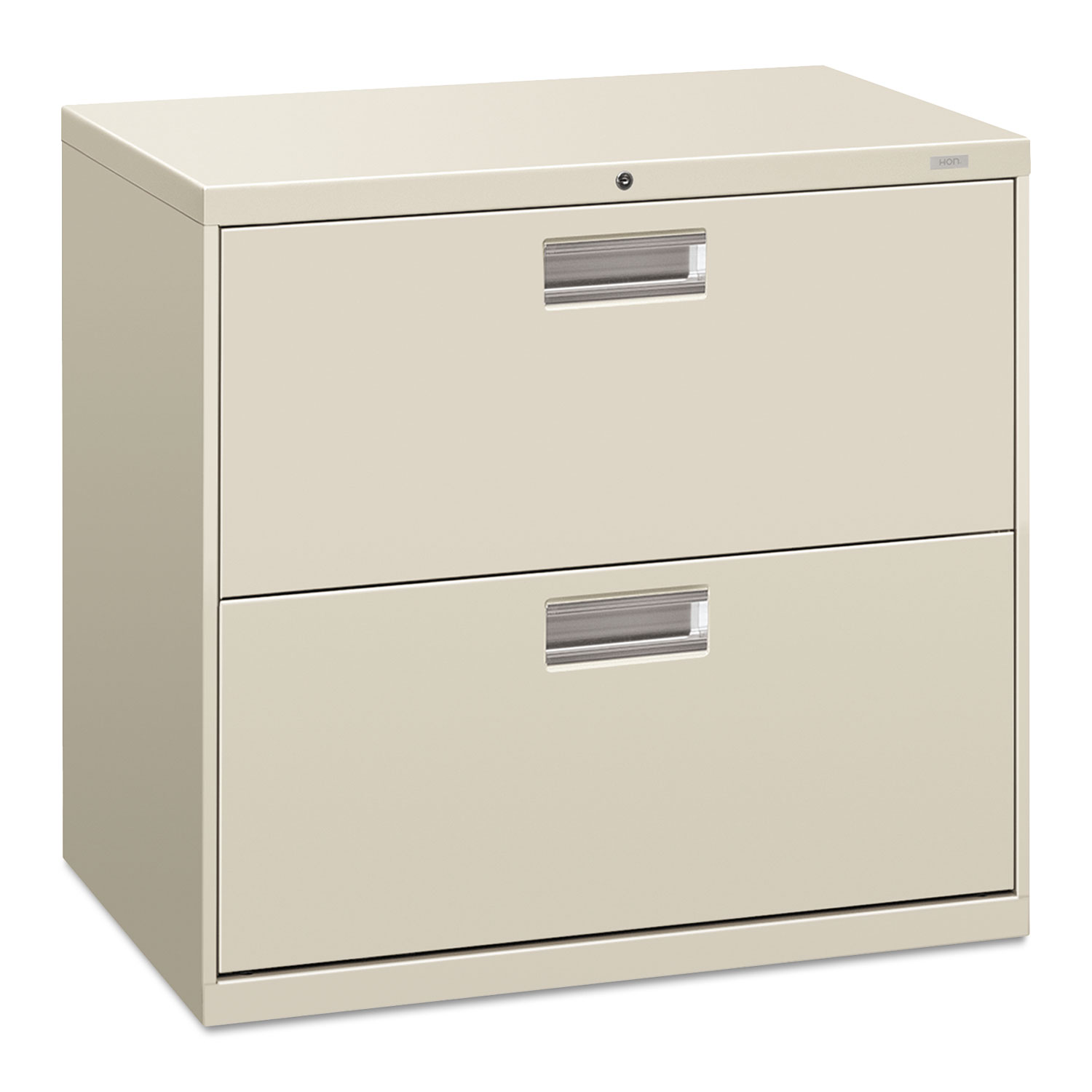 HON 600 Series Two-Drawer Lateral File, 30w x 19-1/4d, Light Gray