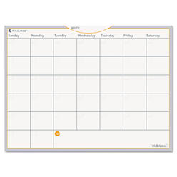 AT-A-GLANCE AW502028 WallMates Self-Adhesive Dry Erase Monthly Planning Surface- White- 24 in. x 18 in.