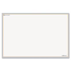 AT-A-GLANCE AW601028 WallMates Self-Adhesive Dry Erase Writing Surface  White-Gray  36 in. x 24 in.