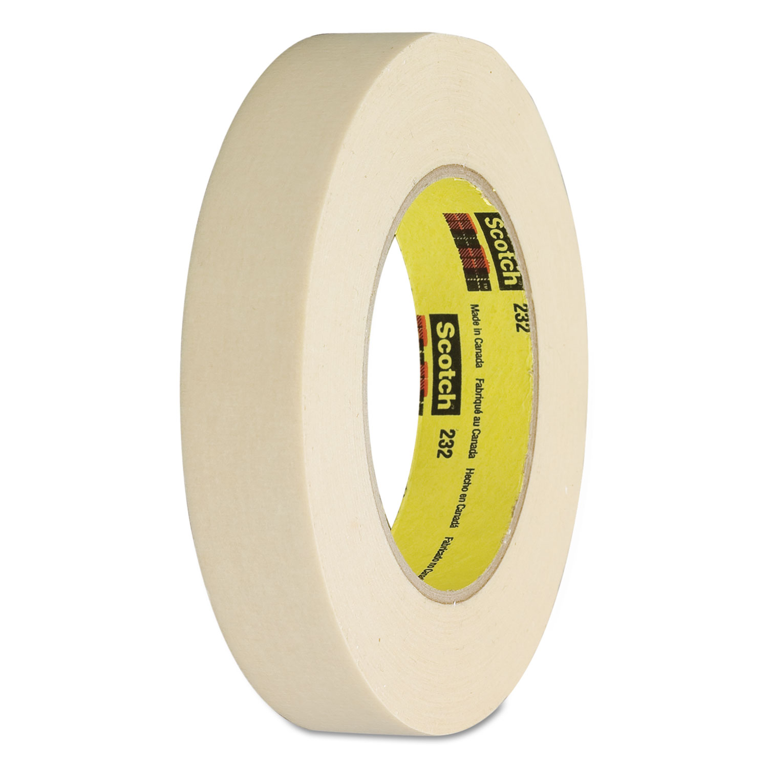 3 Pack of 3M Yellow Masking Tape, 3/4, 1.5, 2