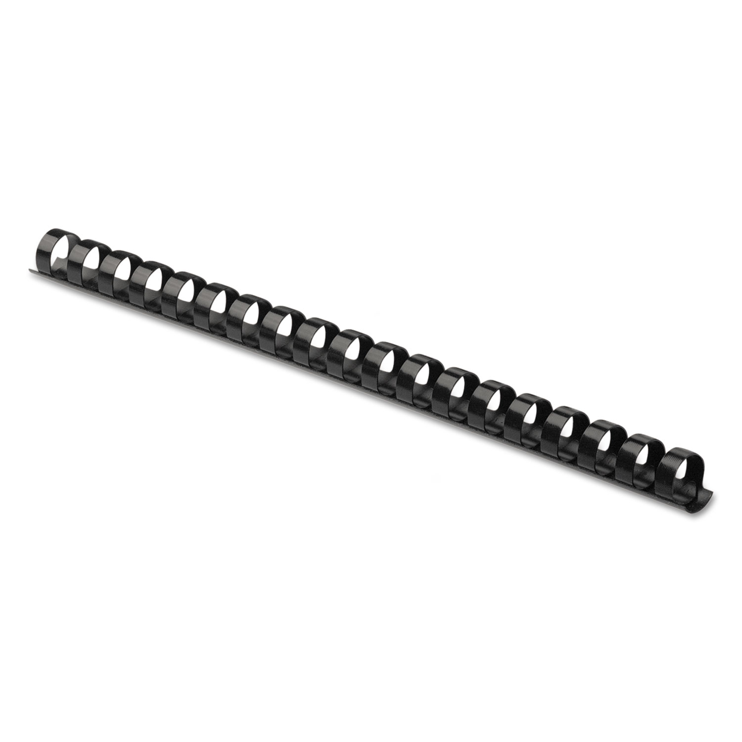 Fellowes FEL52325 Plastic Comb Bindings, 3/8" Diameter, 55 Sheet Capacity, Black, 100 Combs/Pack