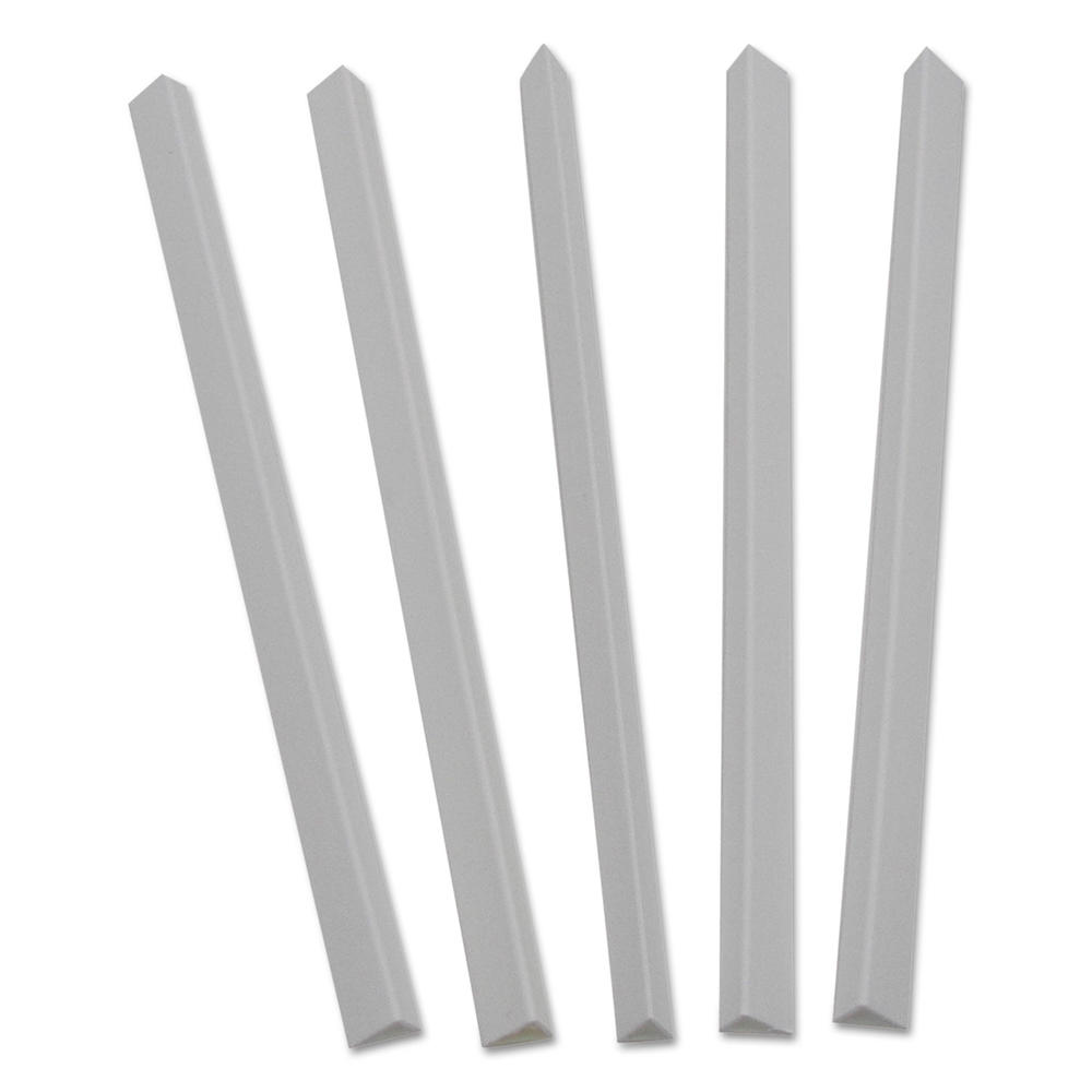 C-Line CLI34227 Slide 'N Grip Binding Bars, White, 11 x 1/2, 100/Box