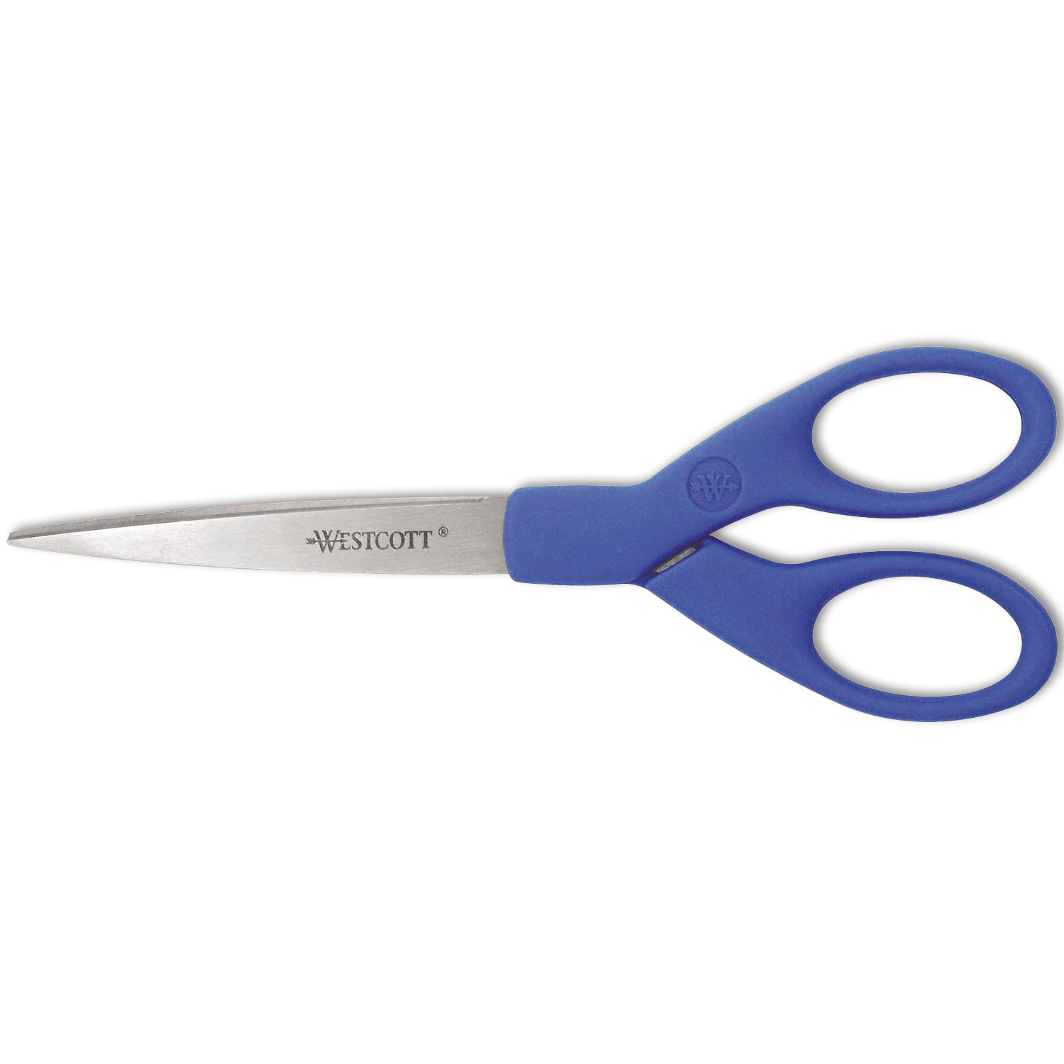 Westcott ACM44217 Preferred Line Stainless Steel Scissors, 7" Long, Blue