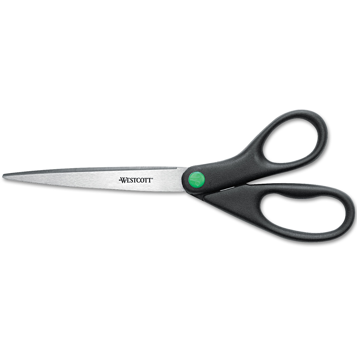 Westcott ACM13138 KleenEarth Recycled Scissors, Black, 9" Long