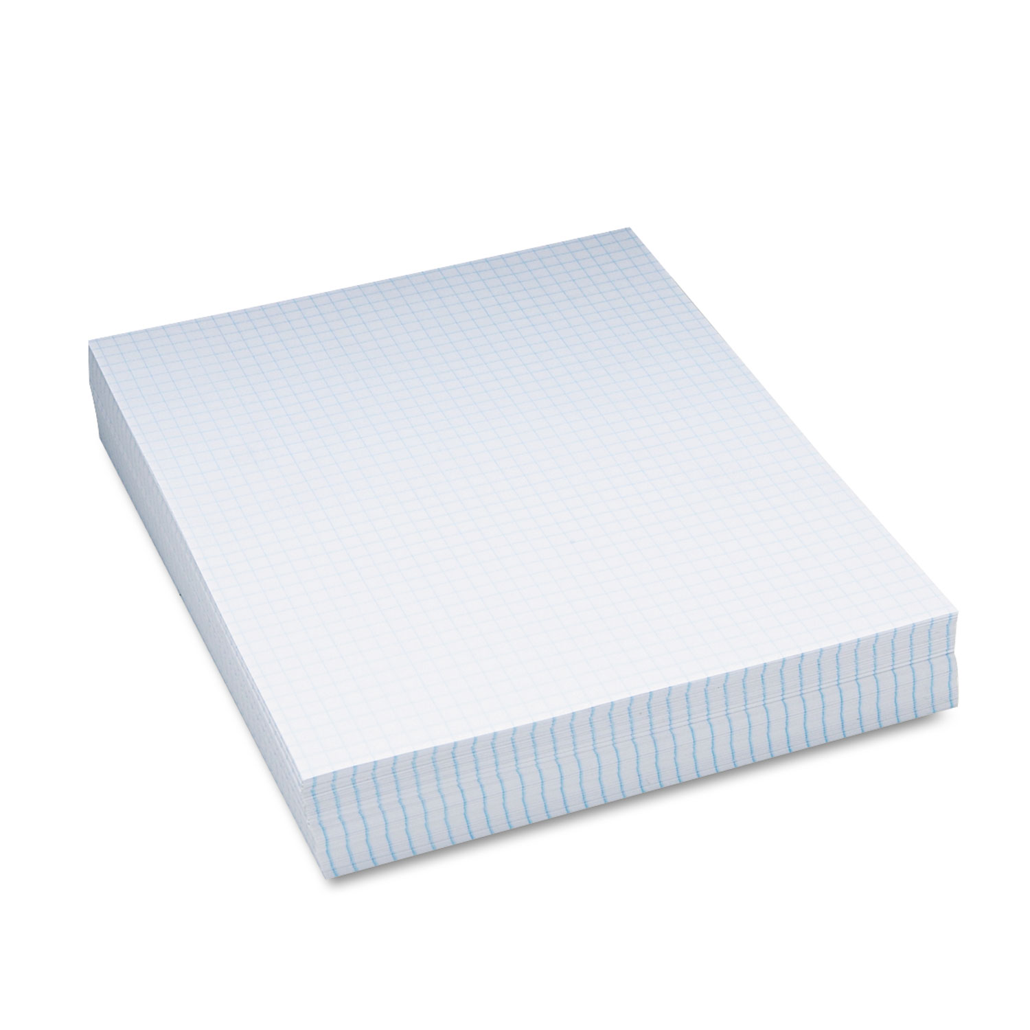 Pacon PAC2411 Composition Paper, 1/4" Quadrille, 16 lbs., 8-1/2 x 11, White, 500 Sheets/Pack