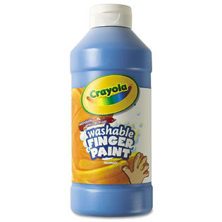 Crayola CYO551316042 Washable Fingerpaint, Blue, 16 oz