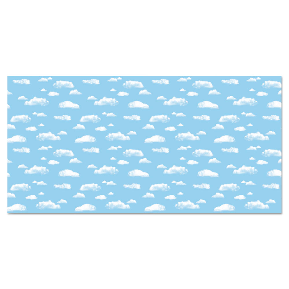 Pacon PAC56465 Fadeless Designs Bulletin Board Paper, Clouds, 48" x 50 ft.
