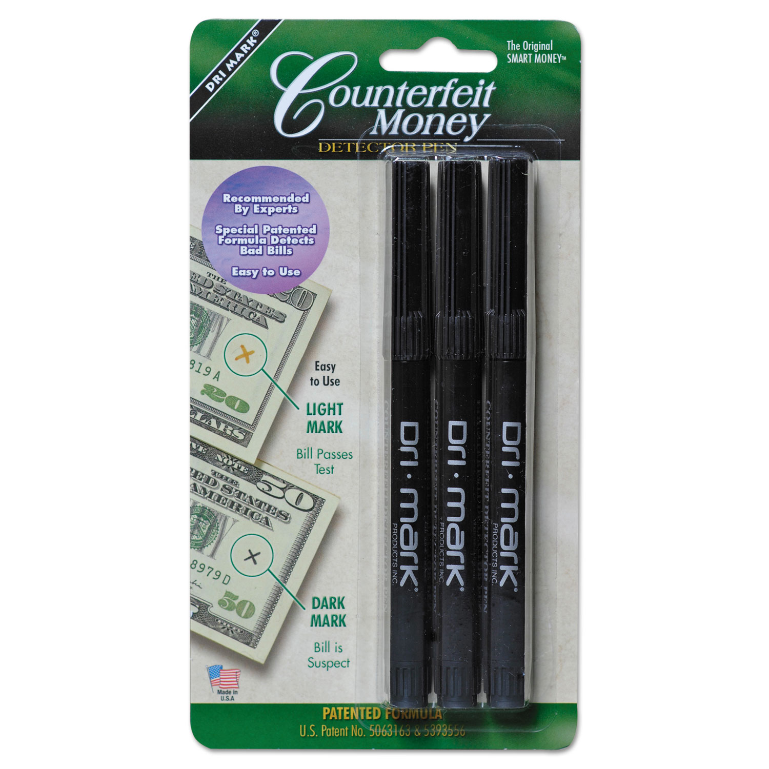 Dri-Mark Tri-Test Counterfeit Bill Detector With UV Light & Pen - Model 351TRI 2 thumbnail image