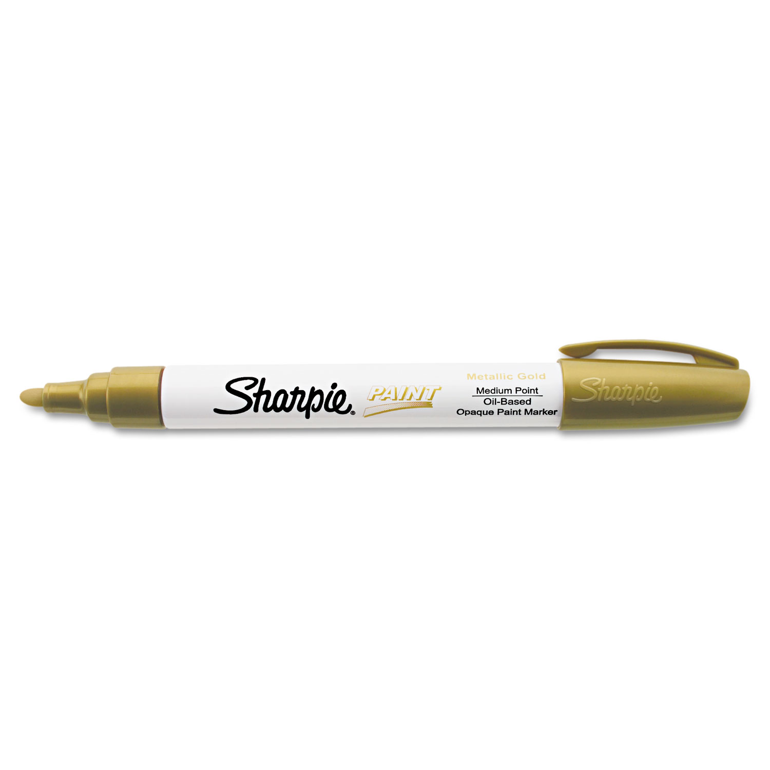Sharpie SAN35559 Permanent Paint Marker, Medium Point, Gold
