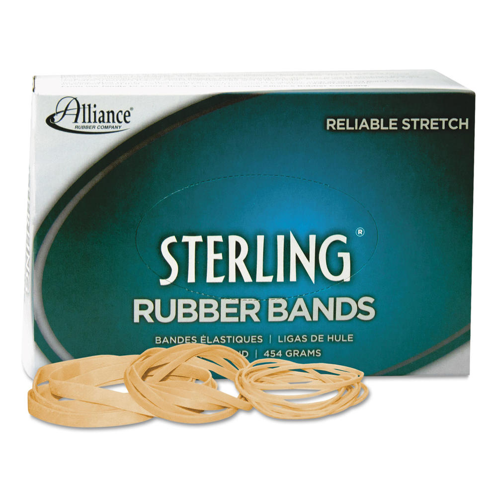 Alliance ALL24645 Sterling Rubber Bands Rubber Bands, 64, 3 1/2 x 1/4, 425 Bands/1lb Box