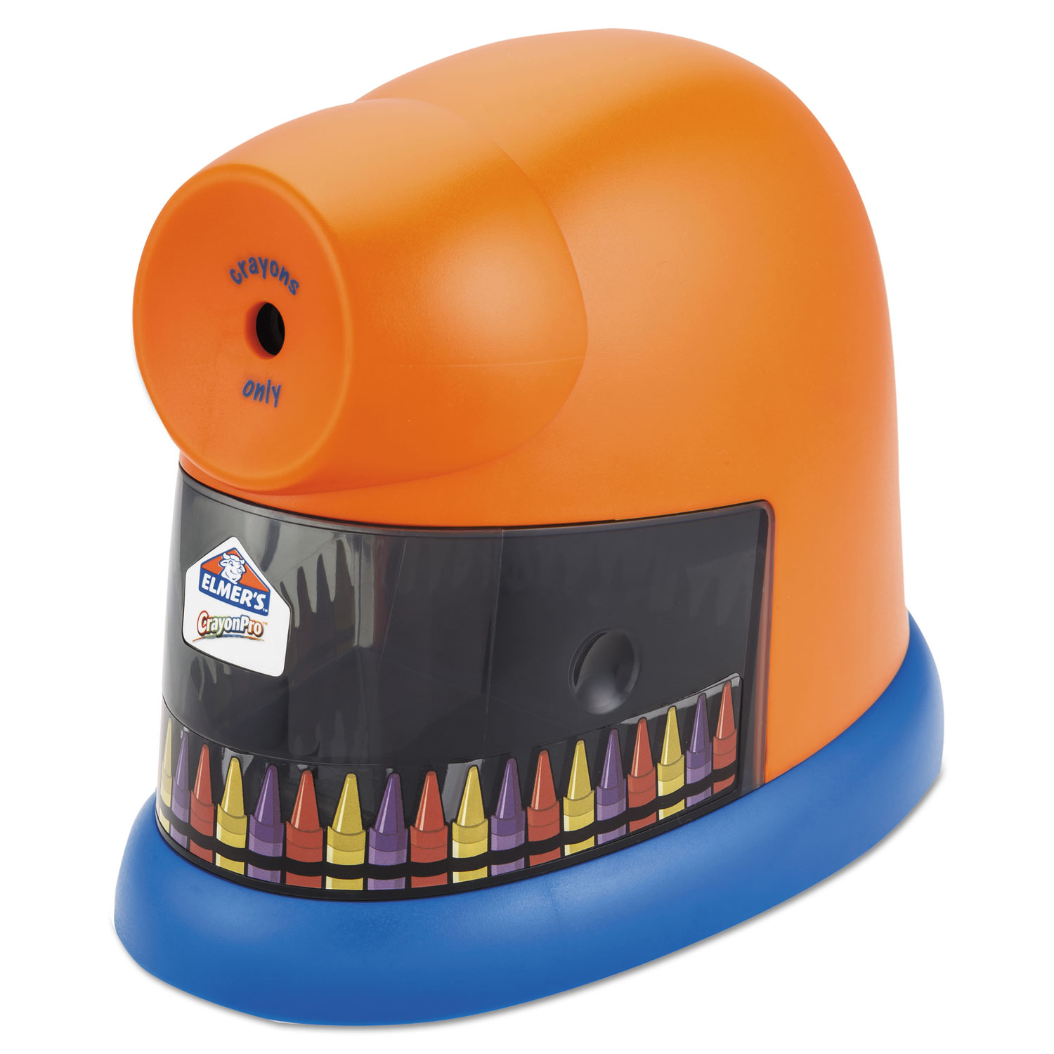 Elmers/X-Acto EPI1680 CrayonPro Electric Crayon Sharpener with Replacable Blade, Orange