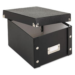Snap-N-Store Durable Collapsible Index Card File Box, Fits 1100 5 x 8 Inch Index Cards (SNS01647)
