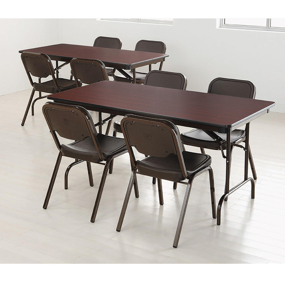 Iceberg 55215 Commercial Wood Laminate Folding Table, 30"x60", Oak