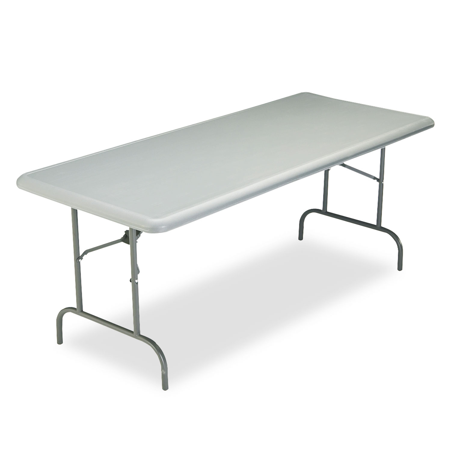 Iceberg ICE65227 IndestrucTables Too 1200 Series Resin Folding Table, 72w x 30d x 29h, Charcoal