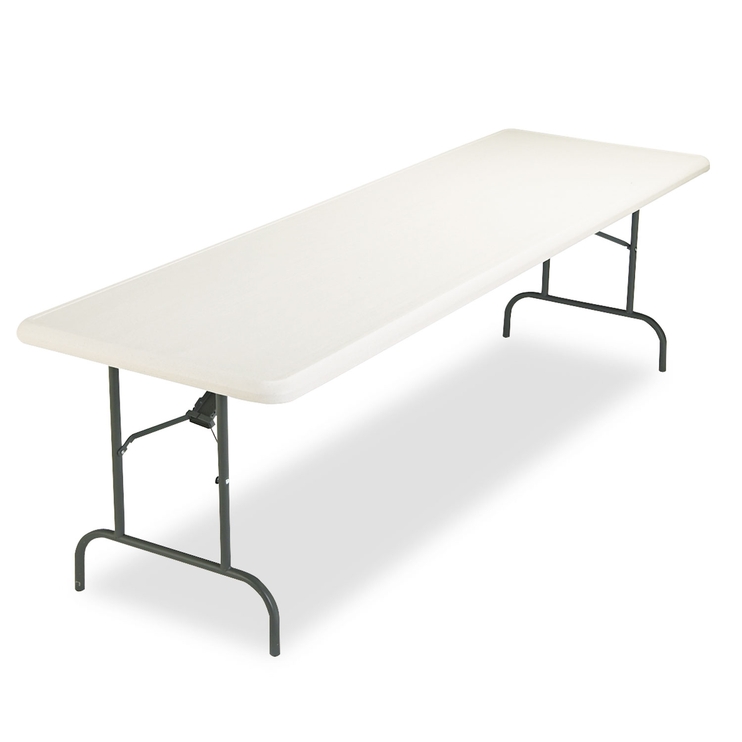 Iceberg ICE65233 IndestrucTables Too 1200 Series Resin Folding Table, 96w x 30d x 29h, Platinum