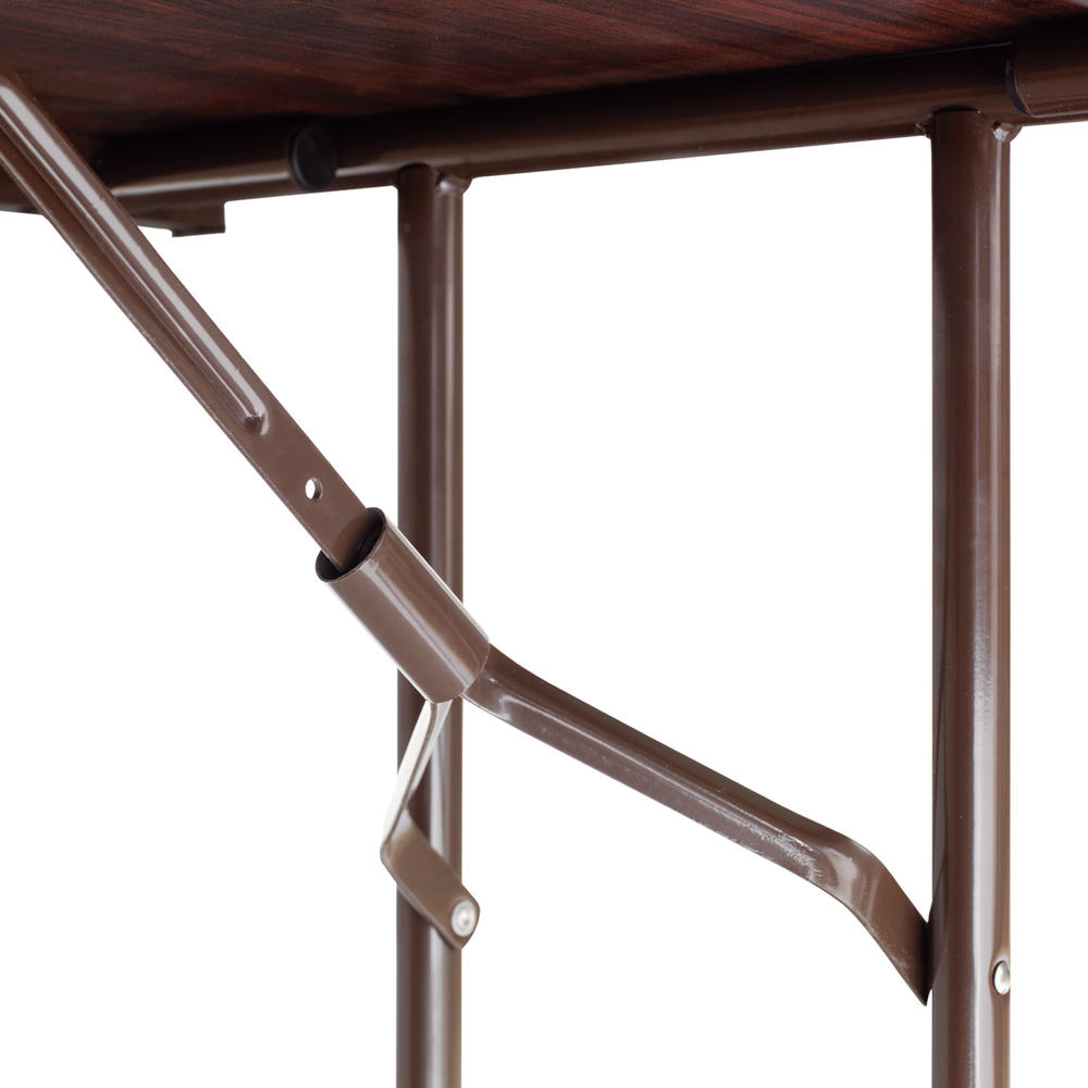 Alera ALEFT727230WA Wood Folding Table, Rectangular, 72w x 29 3/4d x 29h, Walnut