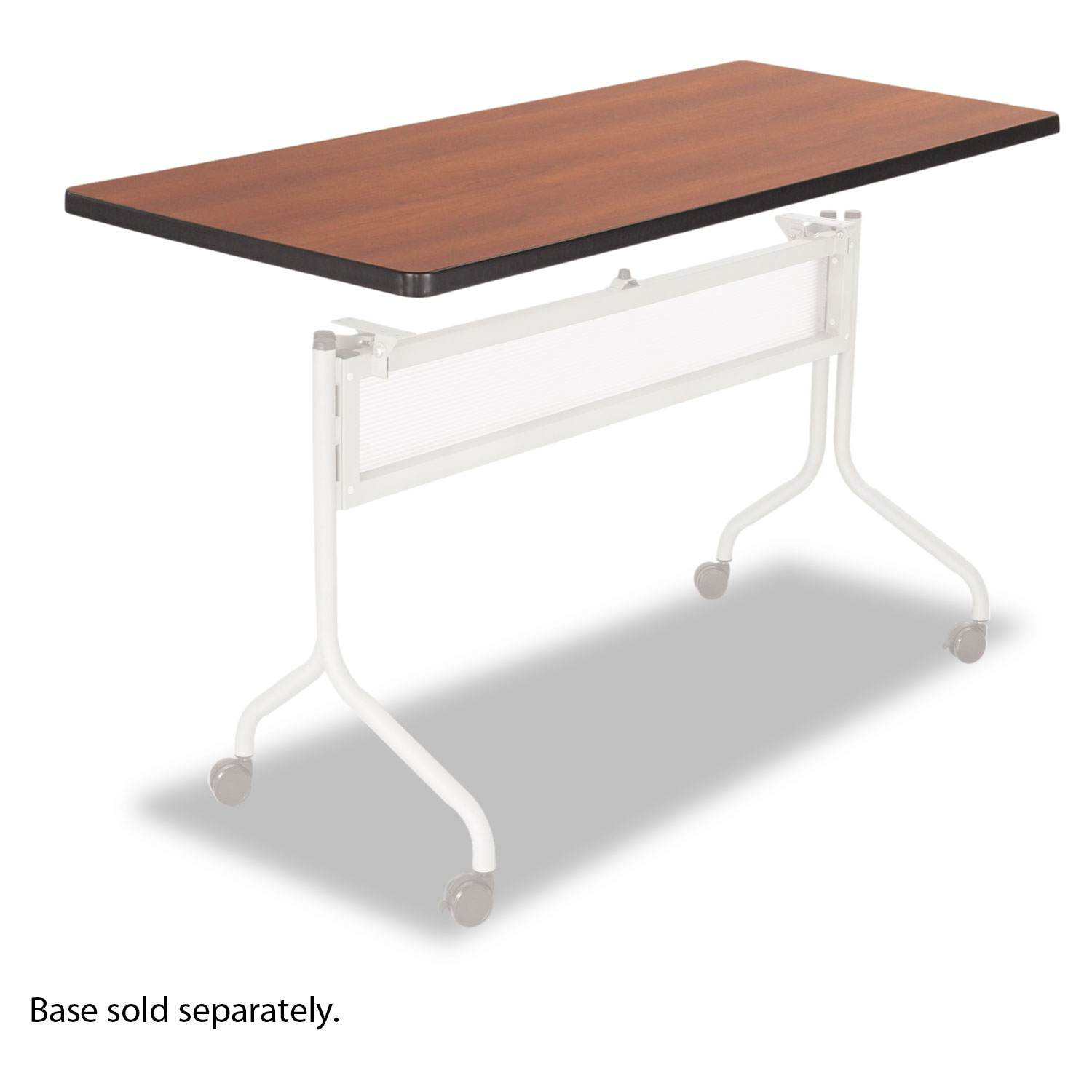Safco SAF2065CY Impromptu Series Mobile Training Table Top, Rectangular, 48w x 24d, Cherry