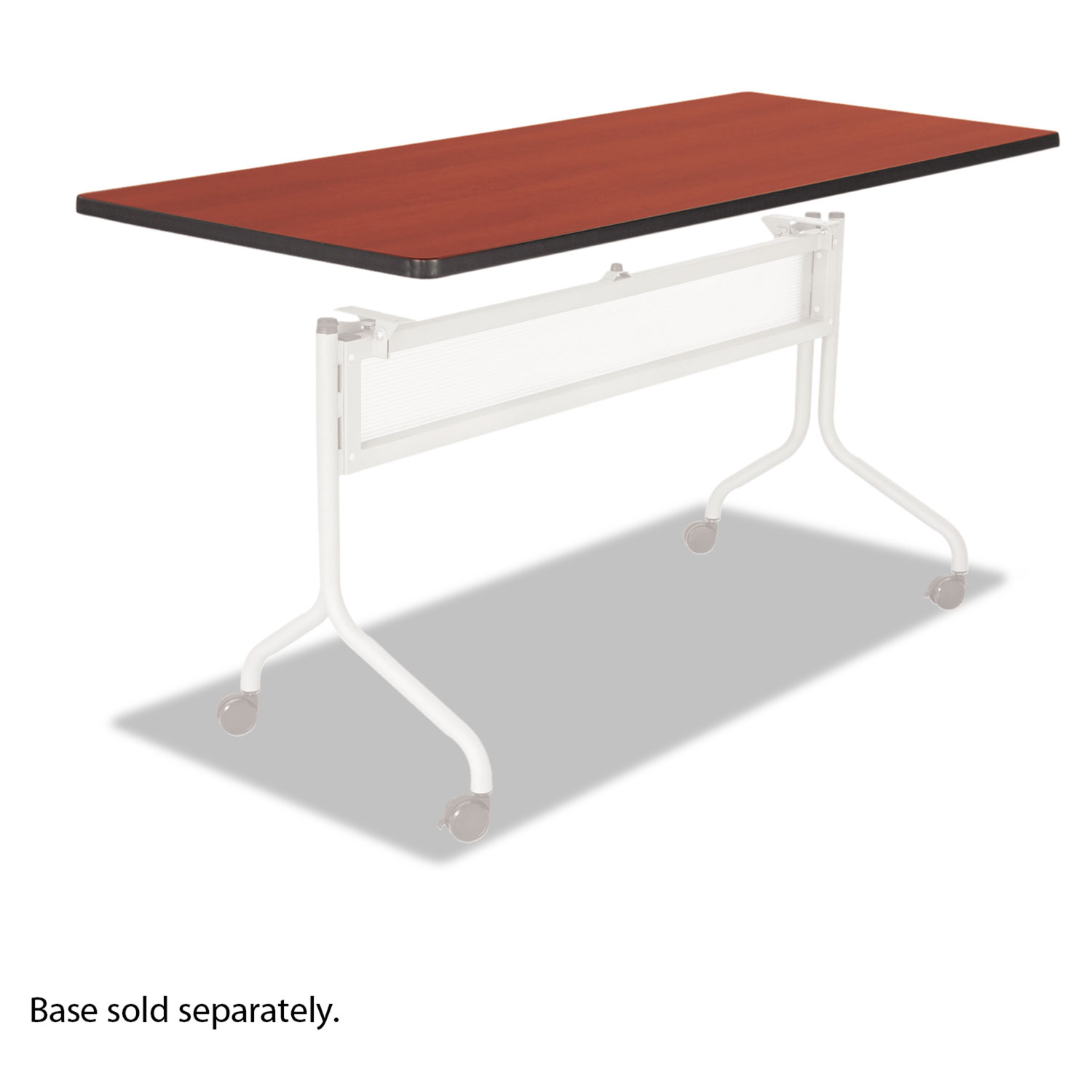 Safco SAF2067CY Impromptu Series Mobile Training Table Top, Rectangular, 72w x 24d, Cherry