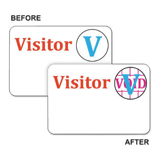 C-Line CLI97004 Time's Up! Self-Expiring Visitor Badges, One ...