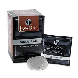 Java One JAVA 60000 Coffee Pods- Sumatra Mandheling- Single Cup- 14-Box
