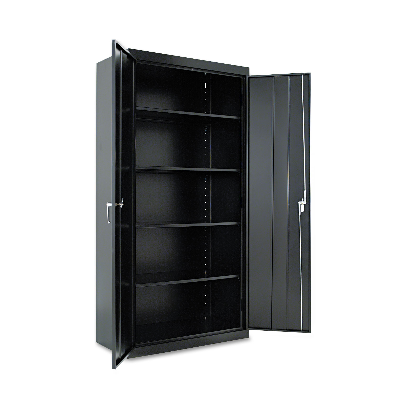 Alera Assembled 72&quot; High Storage Cabinet, w/Adjustable Shelves, 36w x