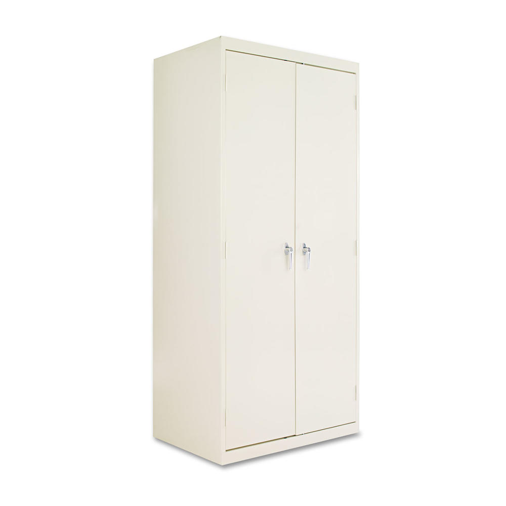 Alera Assembled 78" High Storage Cabinet, w/Adjustable Shelves, 36w x 24d, Putty