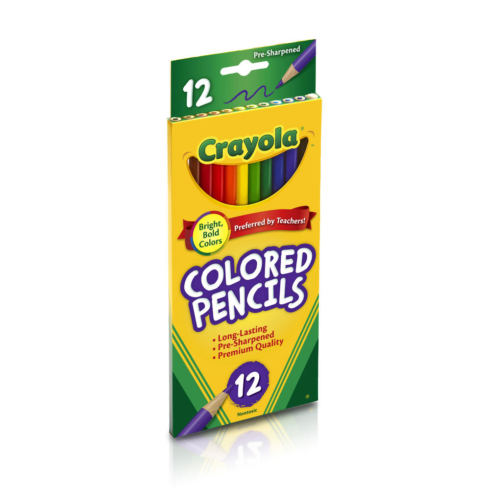 Crayola Colored Pencils, 12 pencils