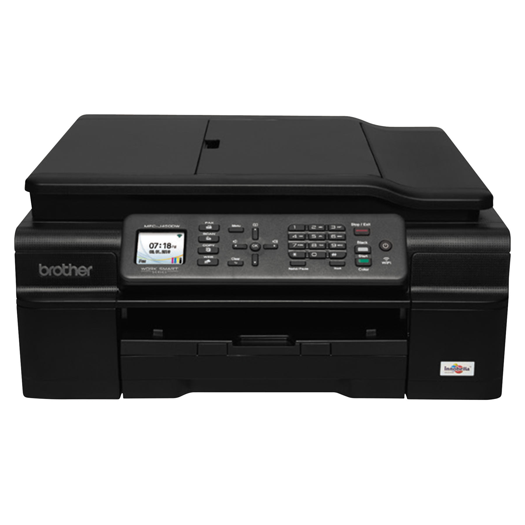 Brother BRTMFCJ460DW MFC-J460DW Work Smart Color Inkjet All-in-One, Copy/Fax/Print/Scan