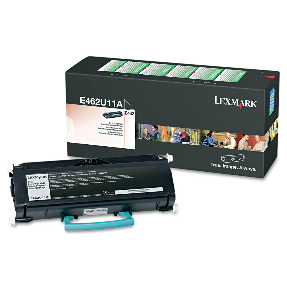 Lexmark LEXE462U11A E462U11A Extra High-Yield Toner, 18,000 Page Yield, Black