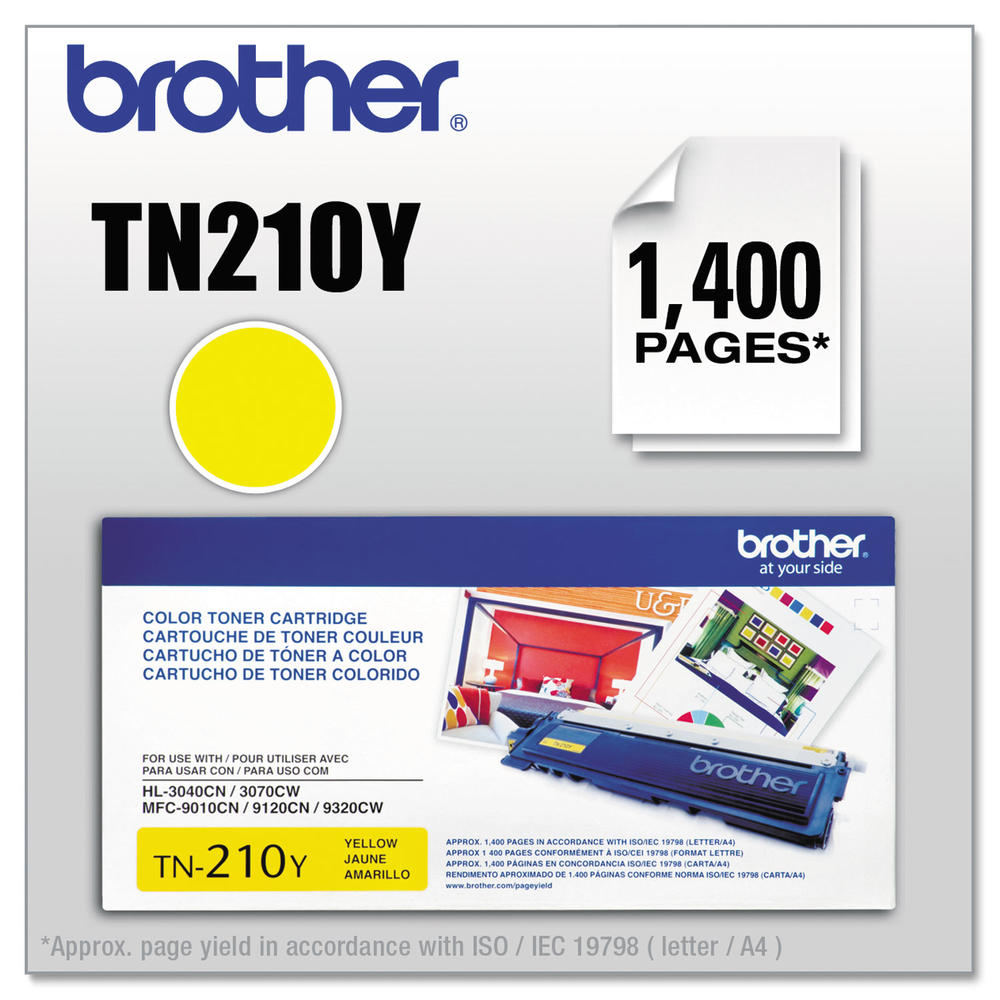 Brother BRTTN210Y TN210Y Toner, Yellow