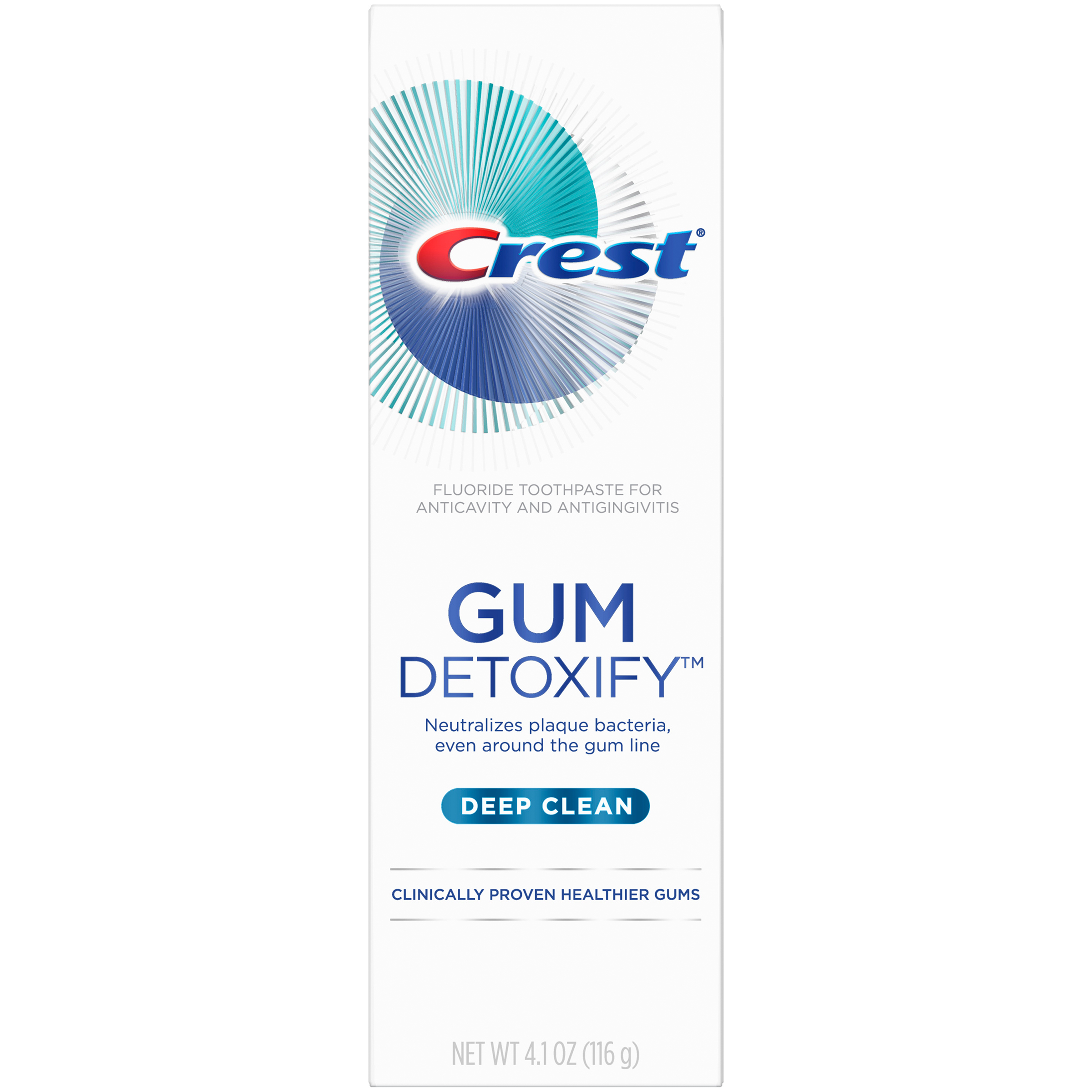 Crest Pro Health  Gum Detoxify Deep Clean Toothpaste, 4.1 oz