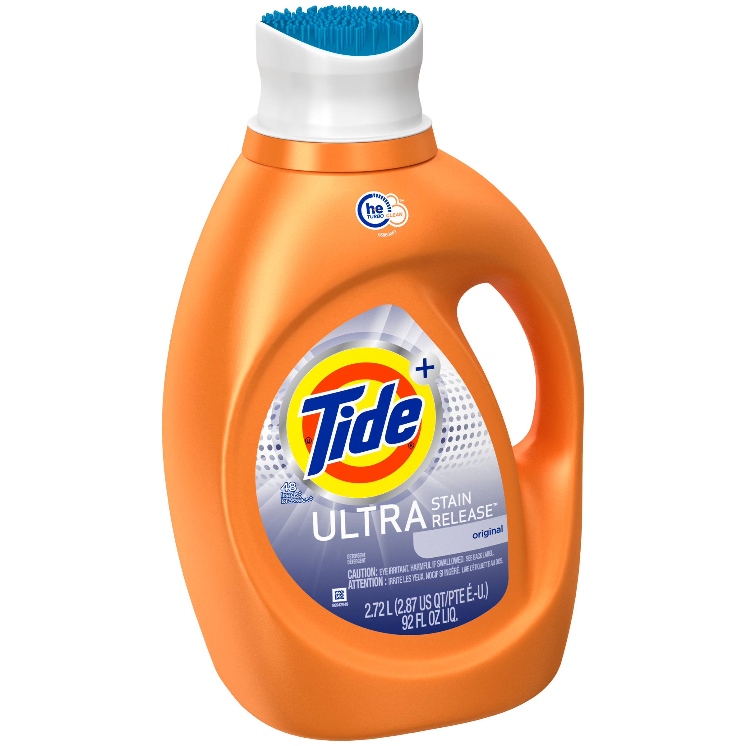 Tide Plus Ultra Stain Release HE Liquid Laundry Detergent, Original Scent, 92 fl oz